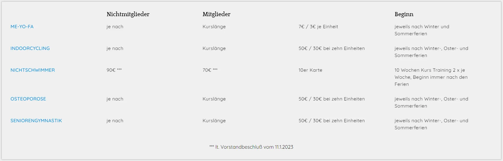 Kurse